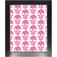 Skull Pattern Framed Print