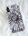 Load image into Gallery viewer, Black & White Tie Dye Phone Case

