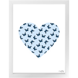 Butterfly Heart Framed Print