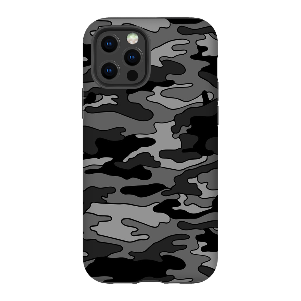Gray Camouflage iPhone Case