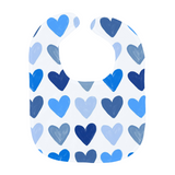Painted Hearts Baby Bib