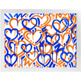 Load image into Gallery viewer, Electric Love College Colors Framed Print
