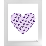 Butterfly Heart Framed Print