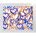 Load image into Gallery viewer, Electric Love College Colors Framed Print

