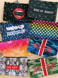 Load image into Gallery viewer, Glam Navy Camo Small Accessory Pouch
