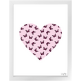Load image into Gallery viewer, Butterfly Heart Framed Print
