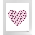 Load image into Gallery viewer, Butterfly Heart Framed Print
