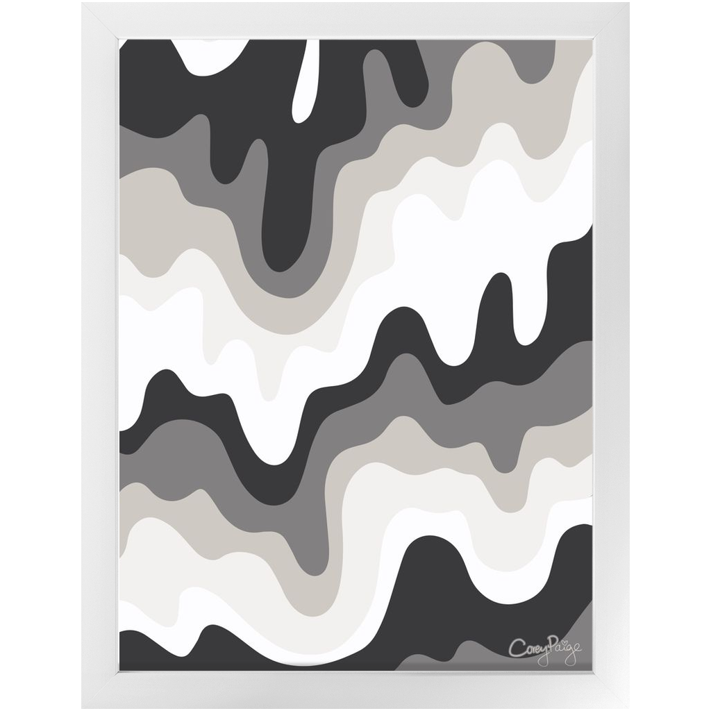 Drippy Framed Print