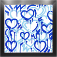 Load image into Gallery viewer, Blue Electric Love Framed Print
