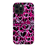 Pink Electric Love iPhone Case