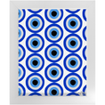 Load image into Gallery viewer, Evil Eye Pattern Framed Print
