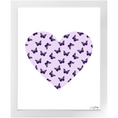 Load image into Gallery viewer, Butterfly Heart Framed Print
