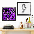 Load image into Gallery viewer, Purple Electric Love Framed Print
