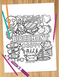 Load image into Gallery viewer, Camp Collage Coloring Sheets
