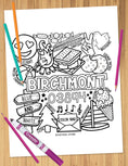 Load image into Gallery viewer, Camp Collage Coloring Sheets
