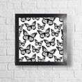 Load image into Gallery viewer, Black Butterflies Framed Print
