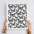 Load image into Gallery viewer, Black Butterflies Framed Print
