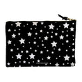 Load image into Gallery viewer, White Stars Black Accessory Pouch
