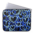 Load image into Gallery viewer, Blue Electric Love Laptop Sleeve
