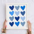 Load image into Gallery viewer, Painted Hearts Framed Print
