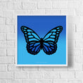 Load image into Gallery viewer, Ombré Butterfly Framed Print
