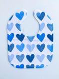 Load image into Gallery viewer, Painted Hearts Baby Bib
