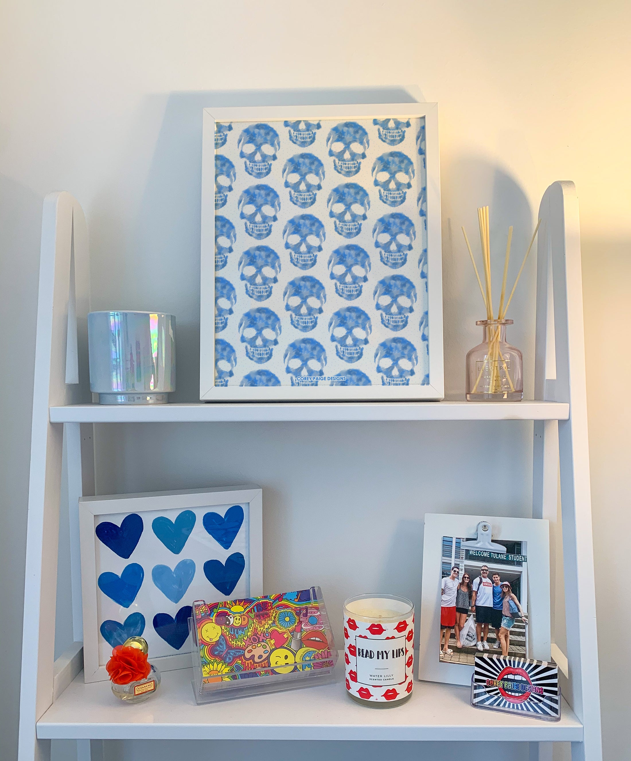 Skull Pattern Framed Print