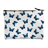 Blue Butterflies Accessory Pouch