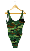 Load image into Gallery viewer, Green & Brown One-Piece
