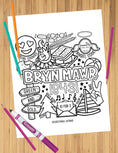 Load image into Gallery viewer, Camp Collage Coloring Sheets
