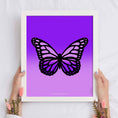 Load image into Gallery viewer, Ombré Butterfly Framed Print

