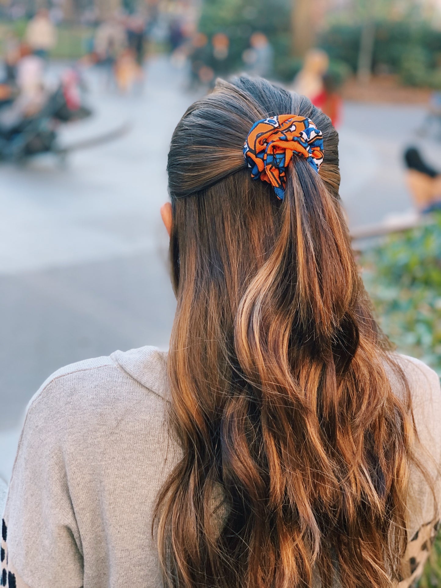 Syracuse Collage Scrunchie