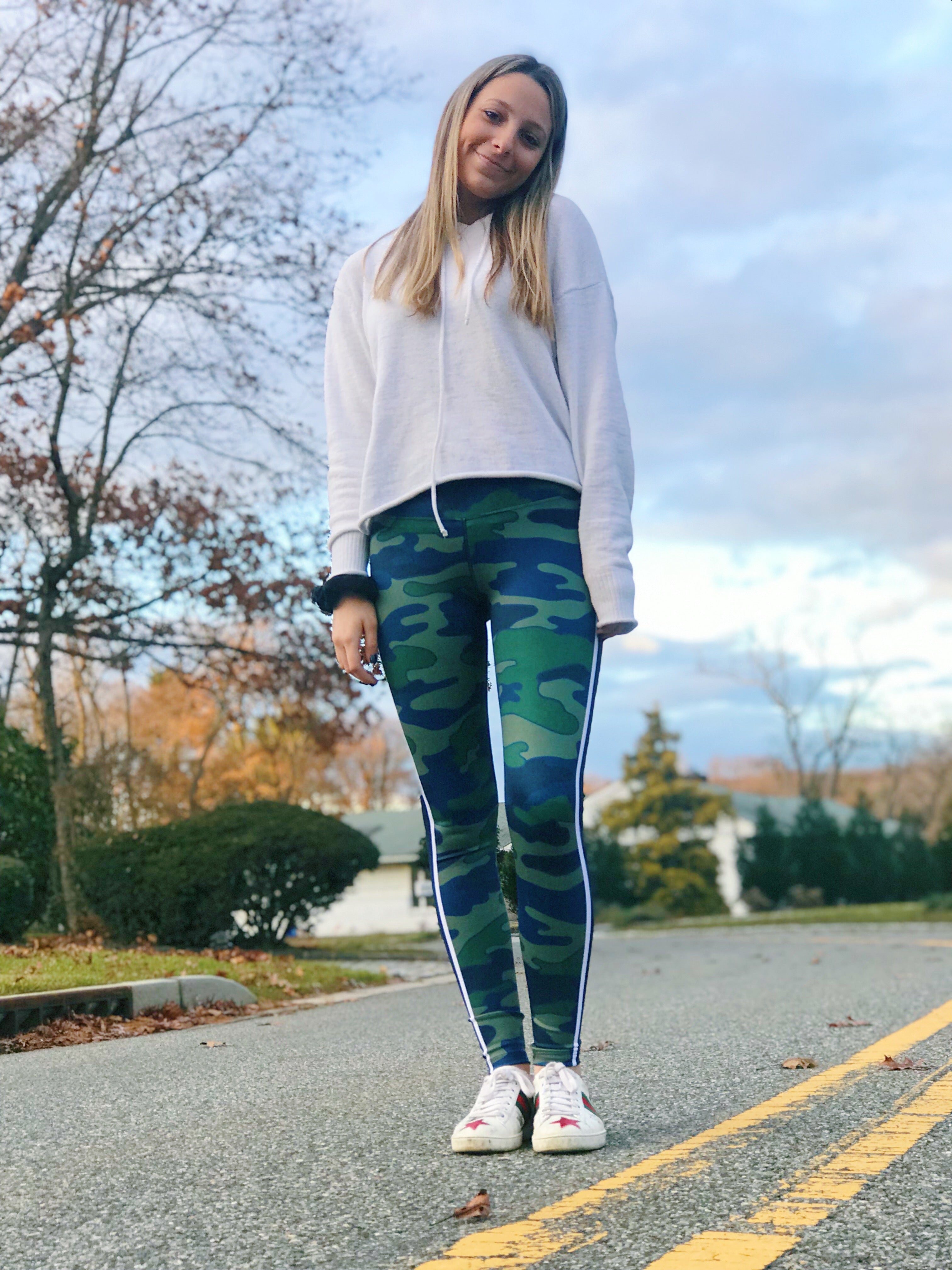 Camo Lace Cutout Leggings – Hayden Girls