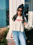Load image into Gallery viewer, Indiana Lightning Bolt Stripe Cream Sweatshirt
