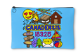 Load image into Gallery viewer, Camp Collages Accessory Pouch
