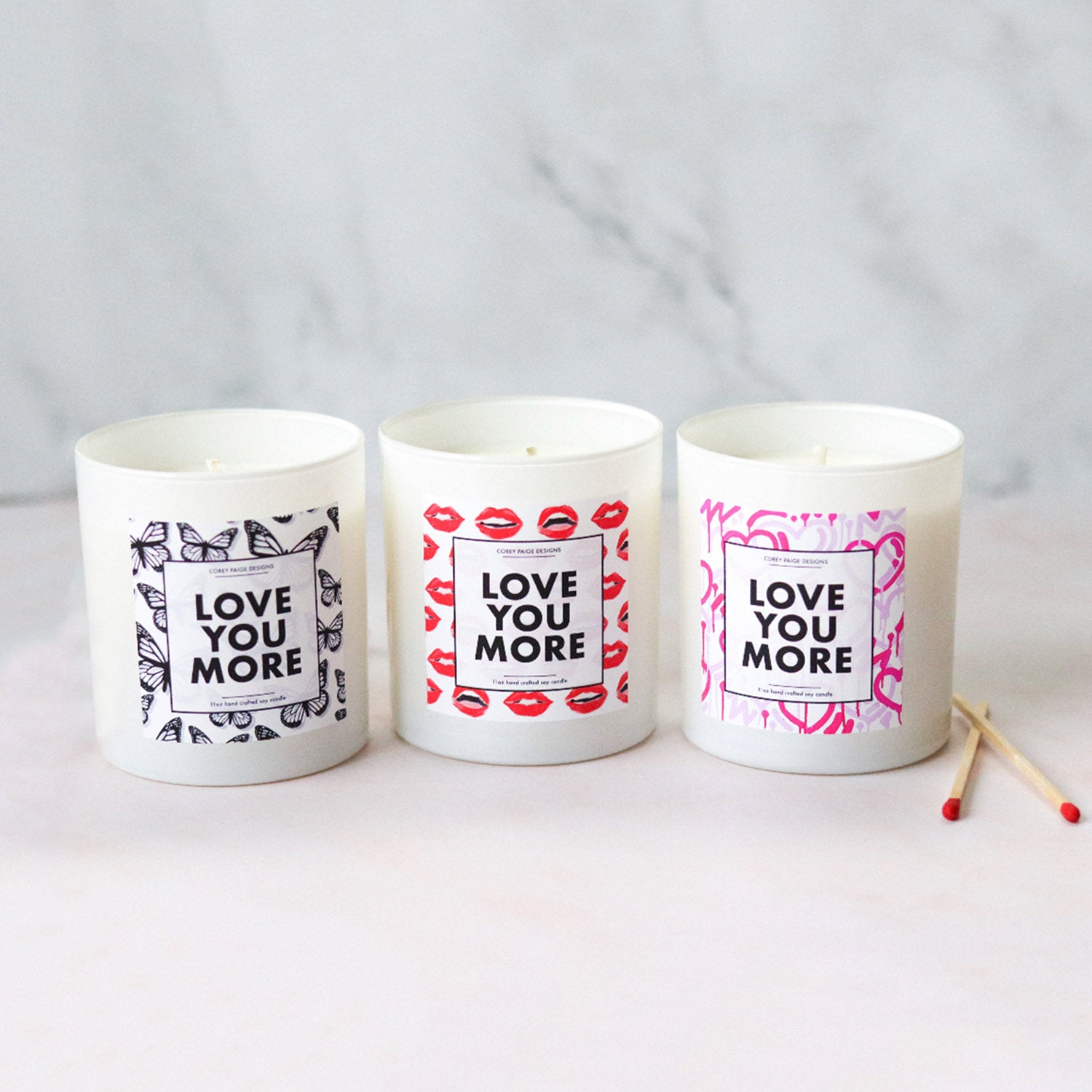 Love You More Candle Collection