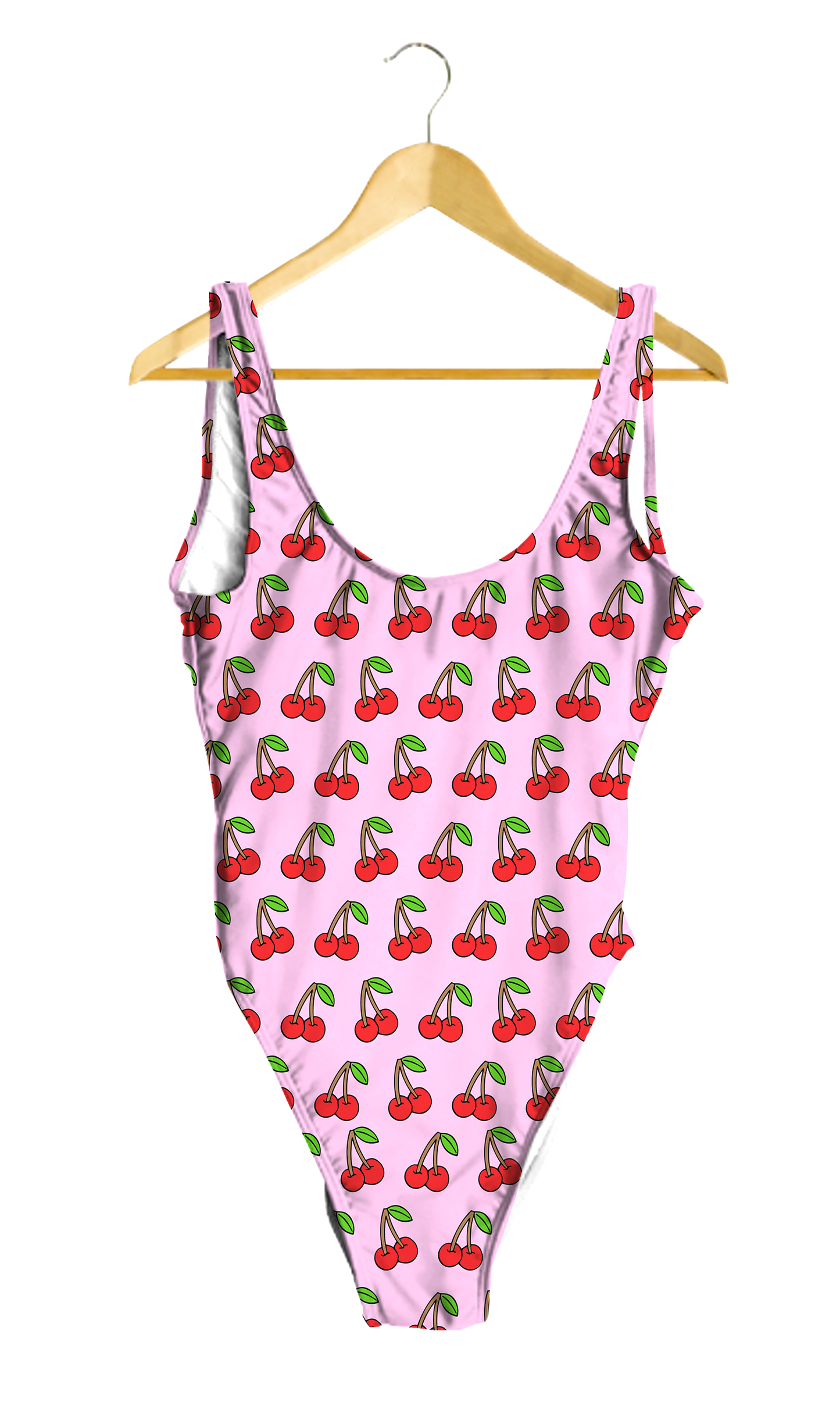 Cherries on Pink One-Piece