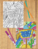 CPD Motivation Coloring Sheet Pack