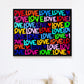 Drippy Love Framed Print