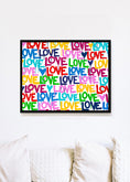 Load image into Gallery viewer, Drippy Love Framed Print
