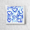Load image into Gallery viewer, Blue Electric Love Framed Print
