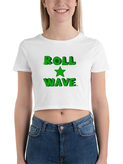Roll Wave Star Stacked Crop Tee