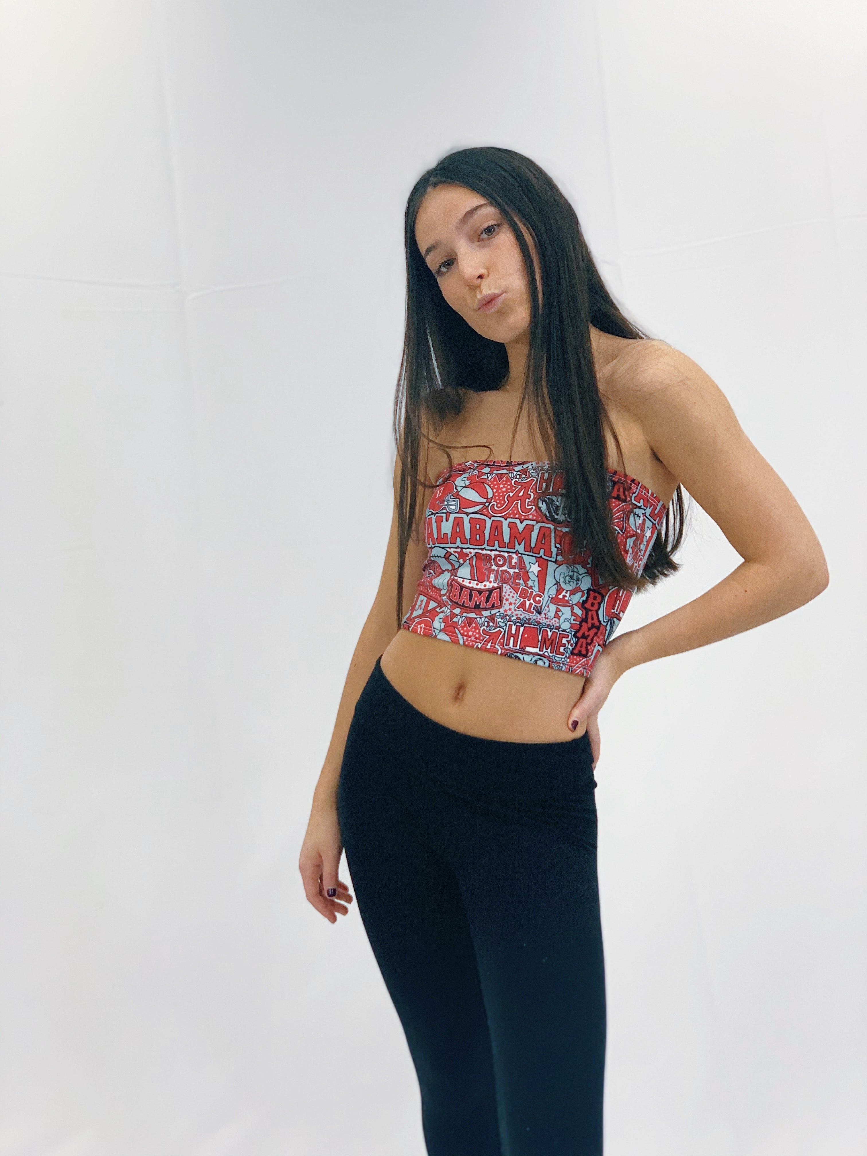 Alabama Collage Tube Top