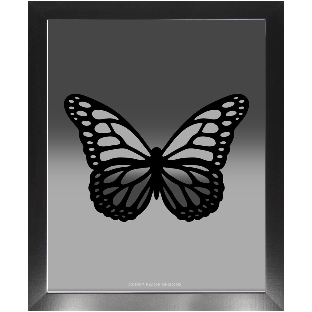 Ombré Butterfly Framed Print