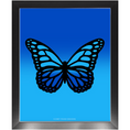 Load image into Gallery viewer, Ombré Butterfly Framed Print
