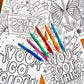 CPD Motivation Coloring Sheet Pack