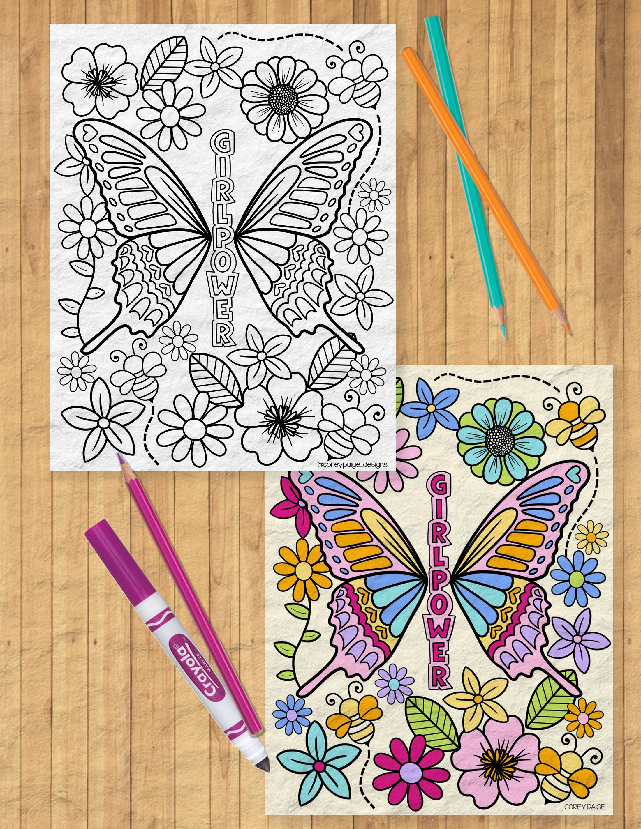 CPD Motivation Coloring Sheet Pack
