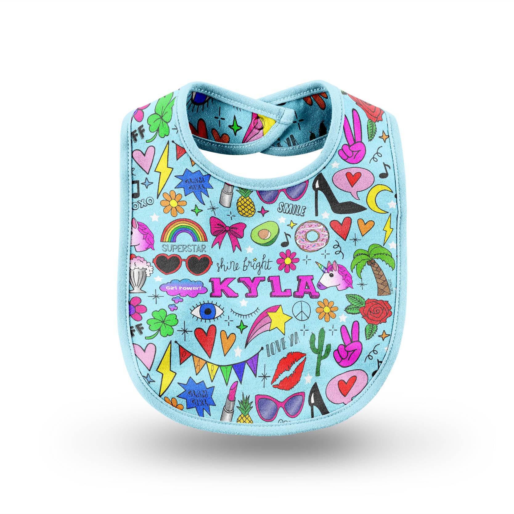 Glam Girl Baby Bib