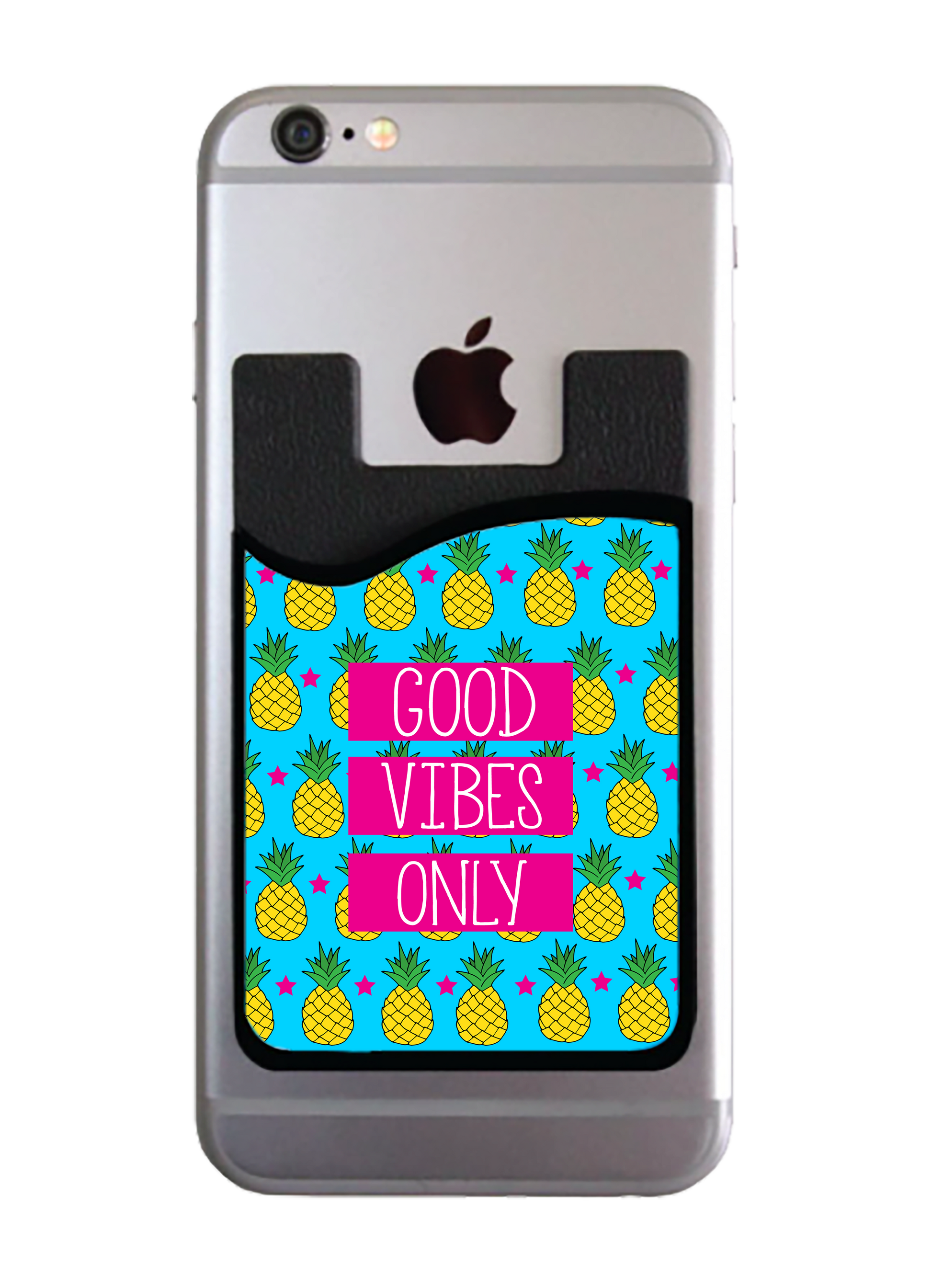 Pineapples Good Vibes Only Card Caddy