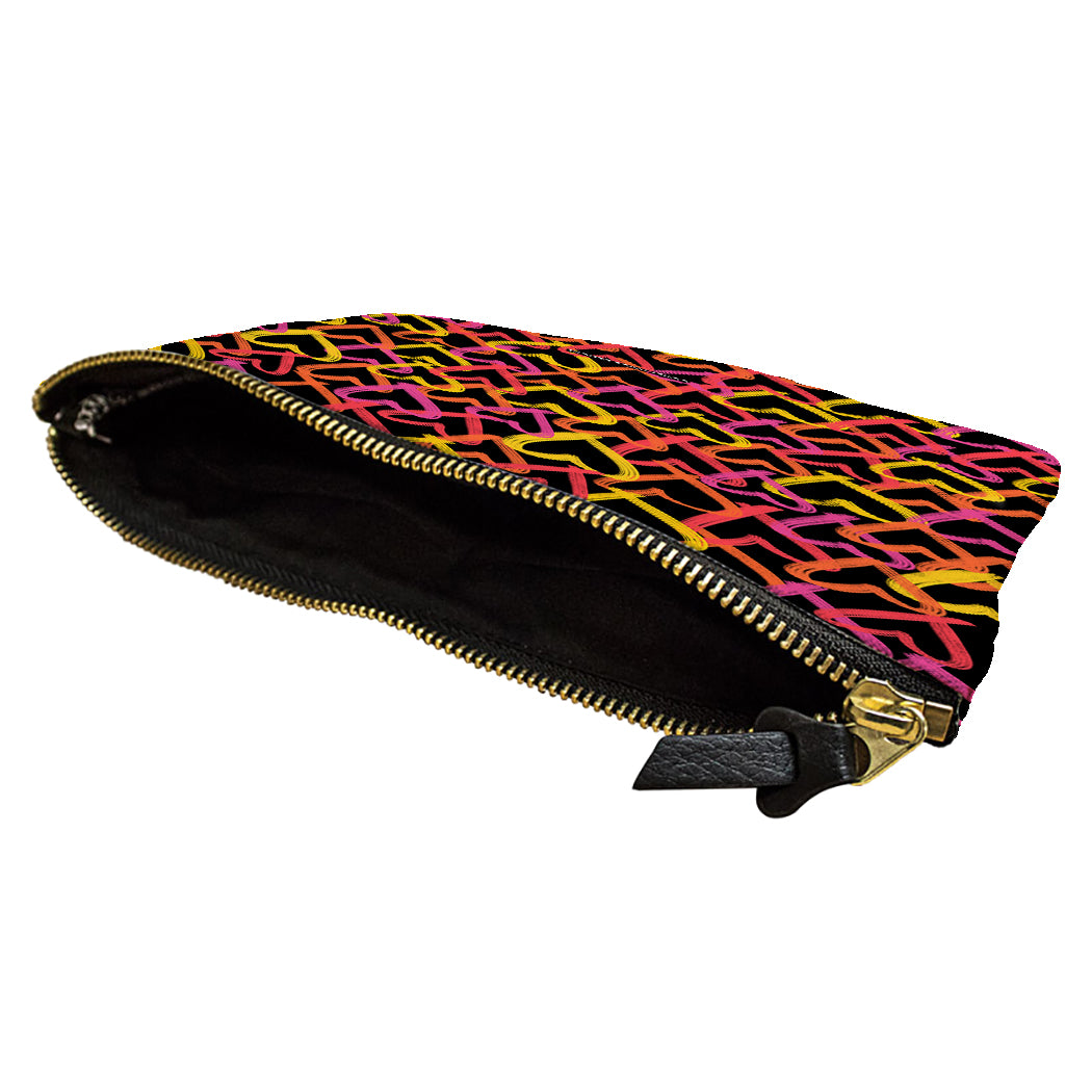 Graffiti Hearts Accessory Pouch